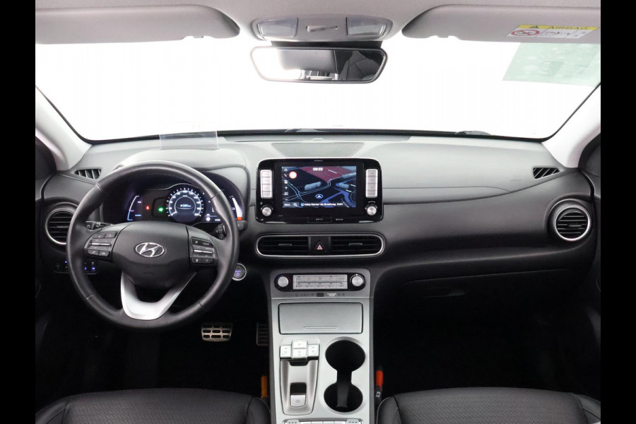 Hyundai Kona EV PREMIUM 204 PK ACCU 94% BEREIK TOT 547 KM! 64Kwh. LEER. NAVI. KEYLESS. FULL OPTION. GARANTIE TOT 2029*