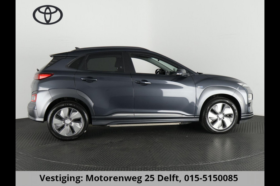 Hyundai Kona EV PREMIUM 204 PK ACCU 94% BEREIK TOT 547 KM! 64Kwh. LEER. NAVI. KEYLESS. FULL OPTION. GARANTIE TOT 2029*