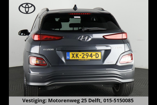 Hyundai Kona EV PREMIUM 204 PK ACCU 94% BEREIK TOT 547 KM! 64Kwh. LEER. NAVI. KEYLESS. FULL OPTION. GARANTIE TOT 2029*