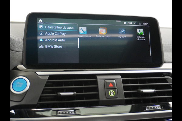 BMW iX3 High Executive 80kWh Leder Adap.Cruise Apple Carplay Android Auto Navi Ecc 360°Camera Panoramaschuifdak Harman&Kardon®SurroundSo Stoelverwarming Parkeer+Achteruitrij assistent Led Origineel Nederlandse Auto Zeer compleet!