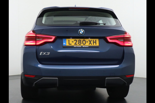 BMW iX3 High Executive 80kWh Leder Adap.Cruise Apple Carplay Android Auto Navi Ecc 360°Camera Panoramaschuifdak Harman&Kardon®SurroundSo Stoelverwarming Parkeer+Achteruitrij assistent Led Origineel Nederlandse Auto Zeer compleet!