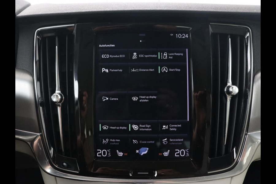 Volvo V90 2.0 D4 Momentum | Trekhaak | Carplay | Camera | Stoelverwarming | Automaat | Adaptive cruise | Pilot assist | Leder | LED | Navigatie | Head-up display