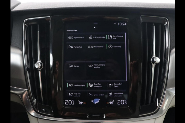 Volvo V90 2.0 D4 Momentum | Trekhaak | Carplay | Camera | Stoelverwarming | Automaat | Adaptive cruise | Pilot assist | Leder | LED | Navigatie | Head-up display