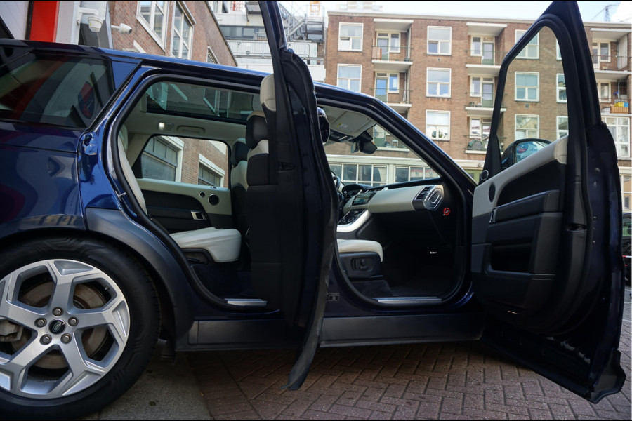 Land Rover Range Rover Sport 2.0 P400e HSE Black Optic | Ivoorwit Leder | Panoramadak | Meridian sound | Luchtvering | Apple Carplay | Virtual Cockpit 3x LED schermen |