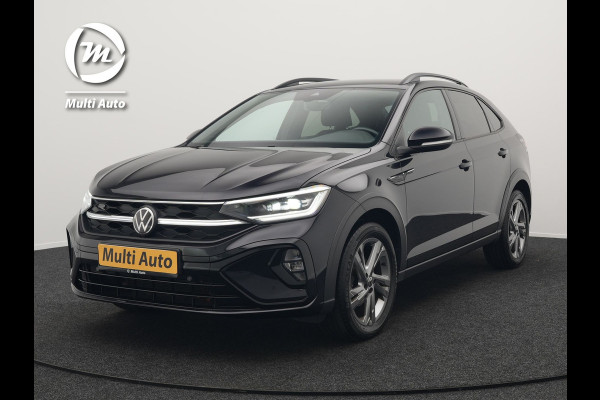 Volkswagen Taigo TSI 2 x R-Line 110pk DSG Dealer O.H | IQ Light | Adaptive Cruise | Camera | Alcantara Sportstoelen Verwarmd | Keyless | Virtual | Apple Carplay | DAB | 17"L.M |