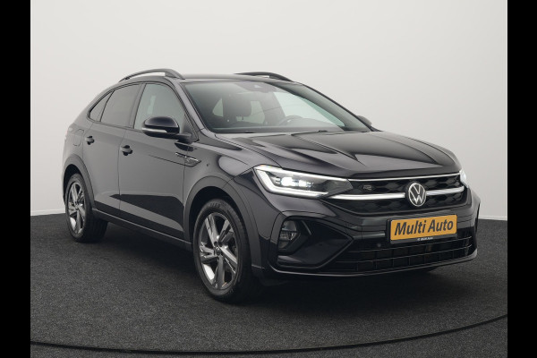 Volkswagen Taigo TSI 2 x R-Line 110pk DSG Dealer O.H | IQ Light | Adaptive Cruise | Camera | Alcantara Sportstoelen Verwarmd | Keyless | Virtual | Apple Carplay | DAB | 17"L.M |