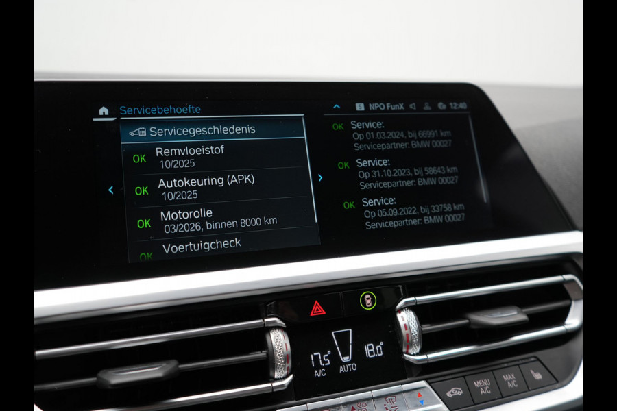 BMW 3 Serie Touring 330e Sportline Plug In Hybrid 293pk Dealer O.H PHEV | Adaptive Cruise | 360 Camera | Head Up | Laser LED | Keyless | Sportstoelen Verwarmd | M Sportstuur | 18"L.M | Apple Carplay |