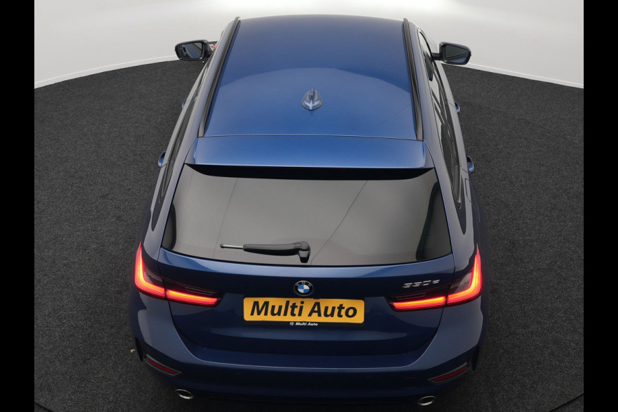 BMW 3 Serie Touring 330e Sportline Plug In Hybrid 293pk Dealer O.H PHEV | Adaptive Cruise | 360 Camera | Head Up | Laser LED | Keyless | Sportstoelen Verwarmd | M Sportstuur | 18"L.M | Apple Carplay |