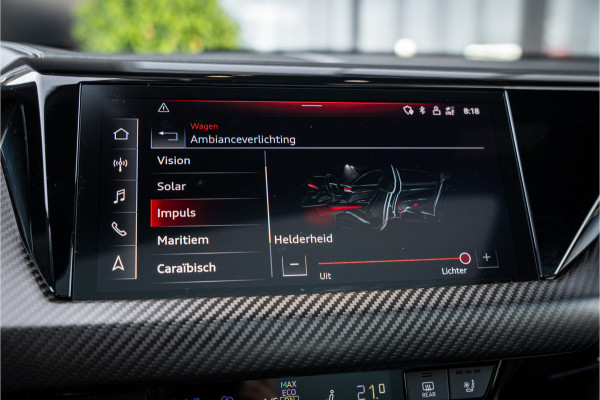 Audi e-tron GT RS 93 kWh - Panorama | B&O | Carbon | Massage | Stoelkoeling | Luchtvering