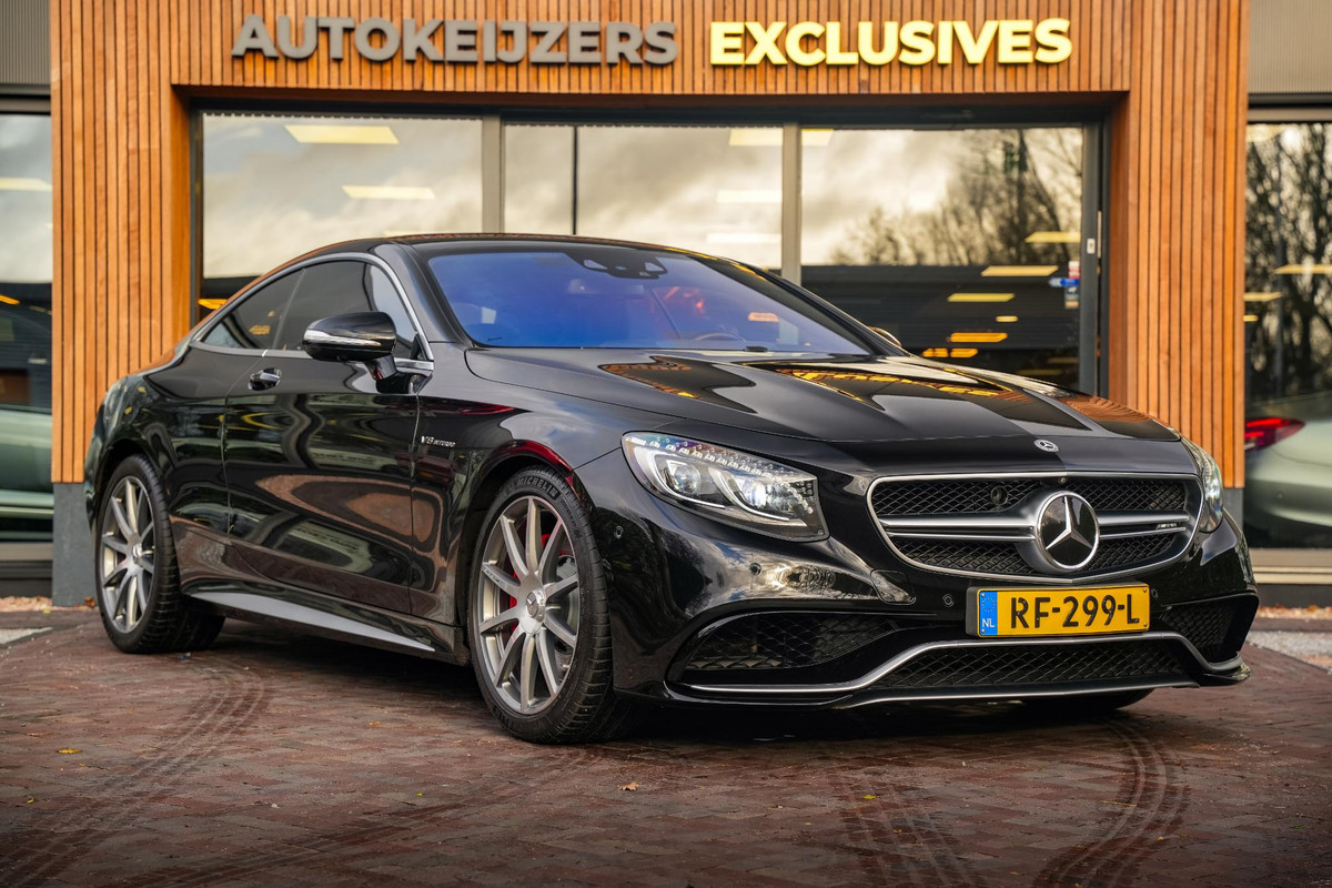 Mercedes-Benz S-Klasse Coupé AMG 63 4Matic Burmester Stoelvent. Widescreen 360 Camera Navigatie ACC Mercedes-Benz S-Klasse Coupé AMG 63 4Matic Burmester Stoelvent. Widescreen 360 Camera Navigatie ACC