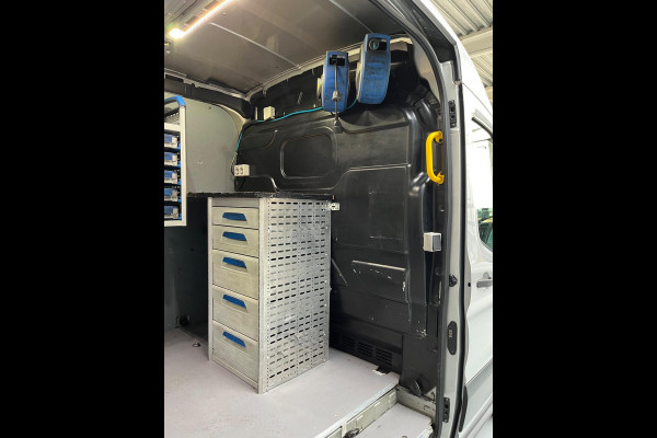Ford Transit 350 2.0 TDCI euro6 L2H2 SERVICEWAGEN Trend 3Persoons Sortimo inrichting Airco Camera Grijs metallic RIJKLAARPRIJS!