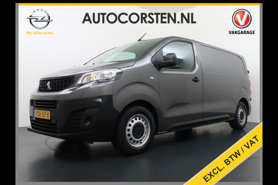 Peugeot Expert 1.5HDI 101PK Airco Cruise Control Trekhaak Regensensor Premium Schuifdeur Betonplex Vloer Wandbetimmering Euro 6