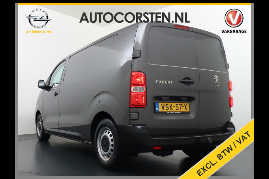 Peugeot Expert 1.5HDI 101PK Airco Cruise Control Trekhaak Regensensor Premium Schuifdeur Betonplex Vloer Wandbetimmering Euro 6
