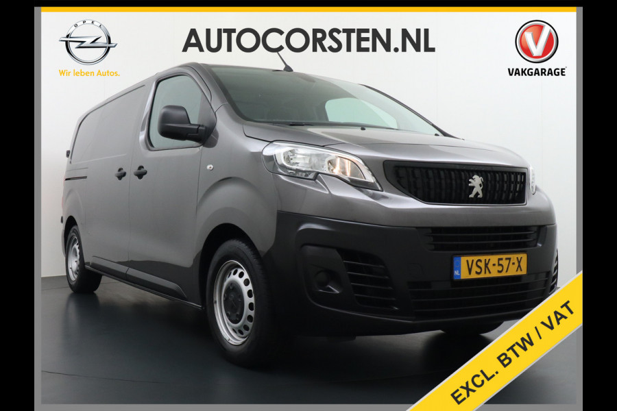 Peugeot Expert 1.5HDI 101PK Airco Cruise Control Trekhaak Regensensor Premium Schuifdeur Betonplex Vloer Wandbetimmering Euro 6