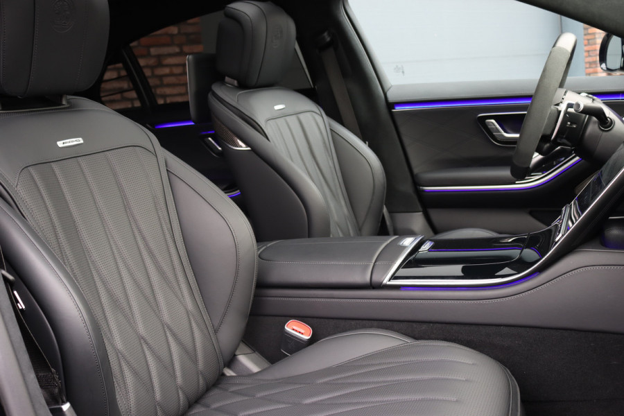 Mercedes-Benz S-Klasse AMG 63 S E Performance Aut9 | 802pk | Achterasbesturing | Distronic+ | Carbon | HUD | Chauffeurspakket | Entertainmentpakket Achter | Stoelventilatie V+A | Vlakkenverwarming | Zonweringspakket |