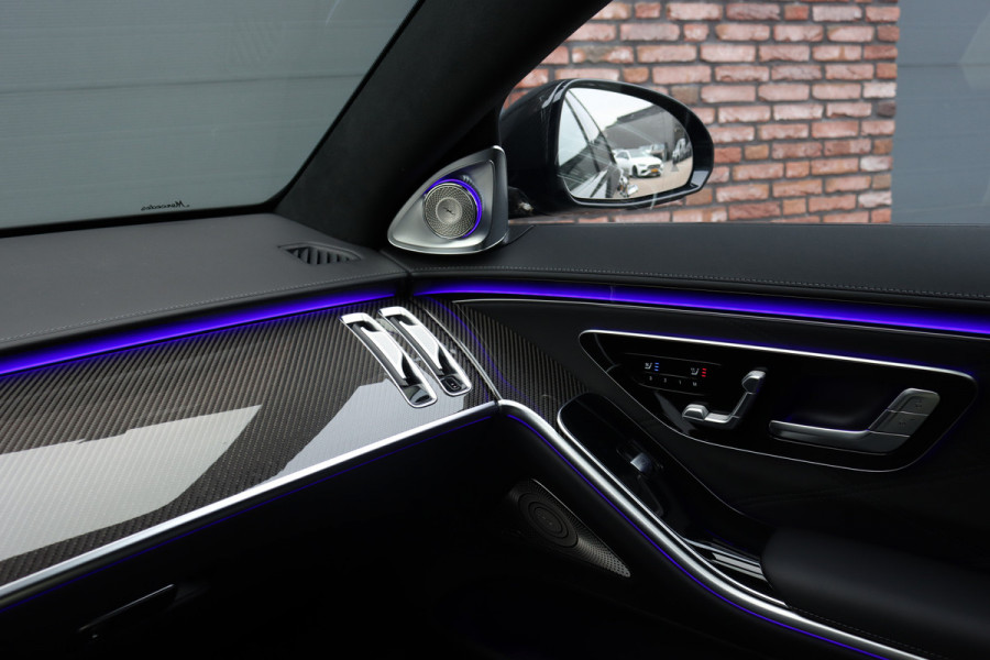 Mercedes-Benz S-Klasse AMG 63 S E Performance Aut9 | 802pk | Achterasbesturing | Distronic+ | Carbon | HUD | Chauffeurspakket | Entertainmentpakket Achter | Stoelventilatie V+A | Vlakkenverwarming | Zonweringspakket |