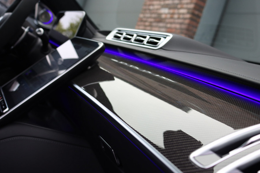 Mercedes-Benz S-Klasse AMG 63 S E Performance Aut9 | 802pk | Achterasbesturing | Distronic+ | Carbon | HUD | Chauffeurspakket | Entertainmentpakket Achter | Stoelventilatie V+A | Vlakkenverwarming | Zonweringspakket |
