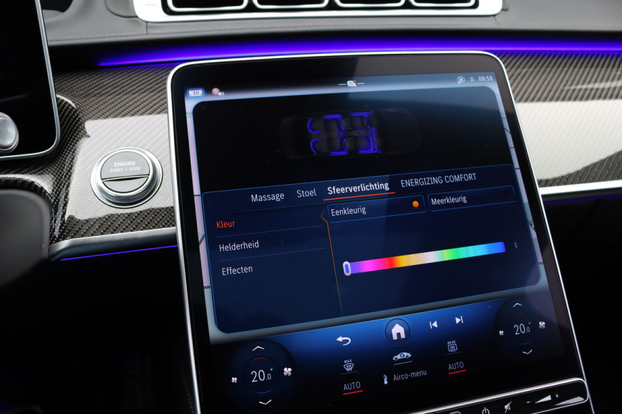 Mercedes-Benz S-Klasse AMG 63 S E Performance Aut9 | 802pk | Achterasbesturing | Distronic+ | Carbon | HUD | Chauffeurspakket | Entertainmentpakket Achter | Stoelventilatie V+A | Vlakkenverwarming | Zonweringspakket |