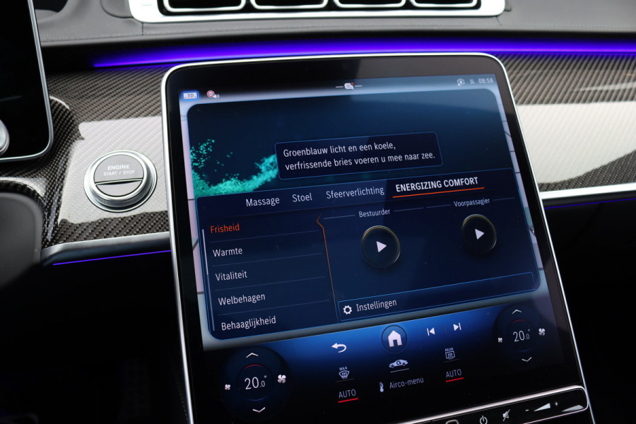 Mercedes-Benz S-Klasse AMG 63 S E Performance Aut9 | 802pk | Achterasbesturing | Distronic+ | Carbon | HUD | Chauffeurspakket | Entertainmentpakket Achter | Stoelventilatie V+A | Vlakkenverwarming | Zonweringspakket |
