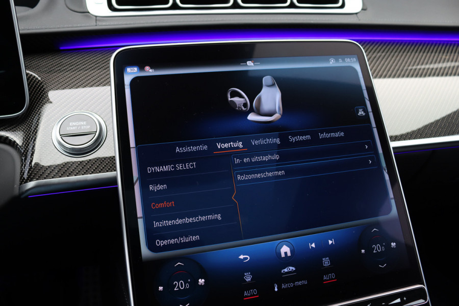 Mercedes-Benz S-Klasse AMG 63 S E Performance Aut9 | 802pk | Achterasbesturing | Distronic+ | Carbon | HUD | Chauffeurspakket | Entertainmentpakket Achter | Stoelventilatie V+A | Vlakkenverwarming | Zonweringspakket |