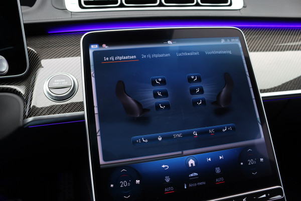 Mercedes-Benz S-Klasse AMG 63 S E Performance Aut9 | 802pk | Achterasbesturing | Distronic+ | Carbon | HUD | Chauffeurspakket | Entertainmentpakket Achter | Stoelventilatie V+A | Vlakkenverwarming | Zonweringspakket |