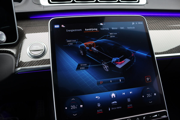 Mercedes-Benz S-Klasse AMG 63 S E Performance Aut9 | 802pk | Achterasbesturing | Distronic+ | Carbon | HUD | Chauffeurspakket | Entertainmentpakket Achter | Stoelventilatie V+A | Vlakkenverwarming | Zonweringspakket |