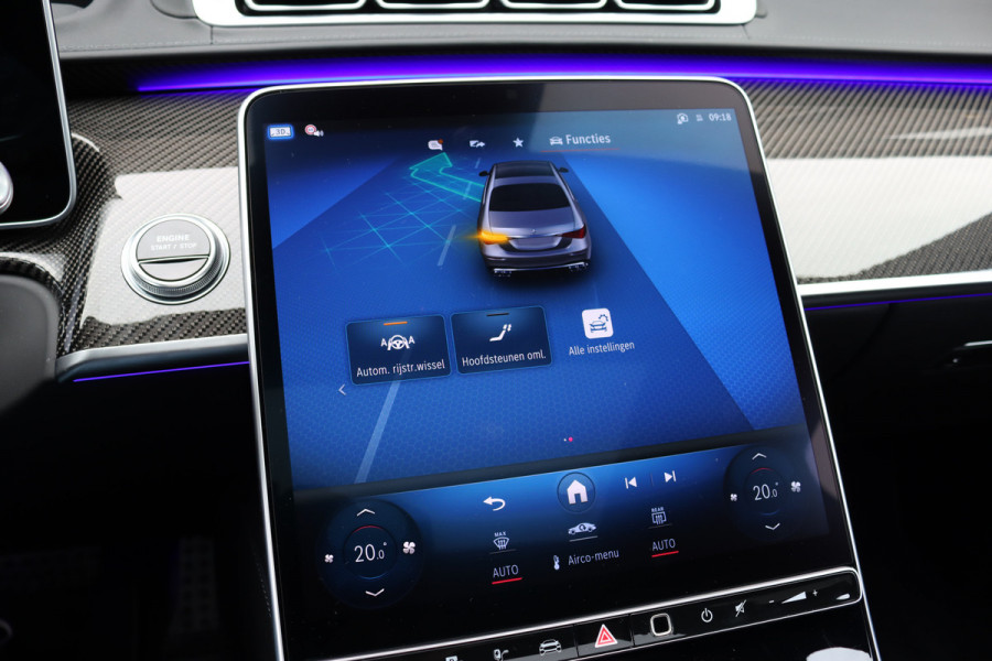 Mercedes-Benz S-Klasse AMG 63 S E Performance Aut9 | 802pk | Achterasbesturing | Distronic+ | Carbon | HUD | Chauffeurspakket | Entertainmentpakket Achter | Stoelventilatie V+A | Vlakkenverwarming | Zonweringspakket |