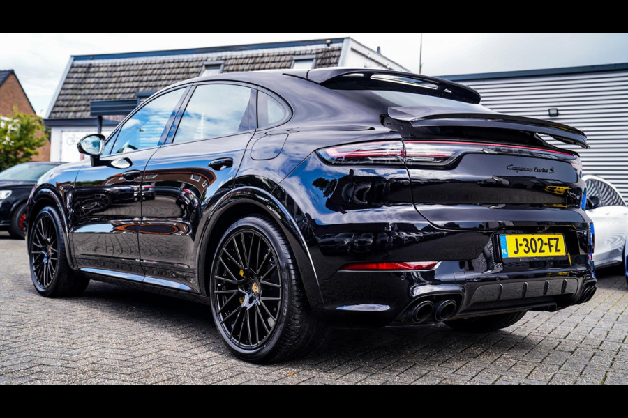 Porsche Cayenne Coupé 4.0 Turbo S E-Hybrid | Origineel NL | Dealer onderhouden | Keramisch | Achterasbesturing | Burmester | ACC