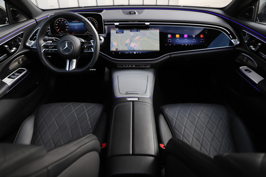 Mercedes-Benz E-Klasse 400e AMG 4-Matic | 381PK | Luchtvering | Achterasbesturing | Massage | Burmester 4D | Keyles-go | Head-up | Sfeerverlichting | H