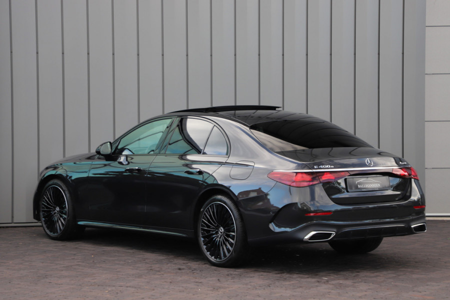 Mercedes-Benz E-Klasse 400e AMG 4-Matic | 381PK | Luchtvering | Achterasbesturing | Massage | Burmester 4D | Keyles-go | Head-up | Sfeerverlichting | H
