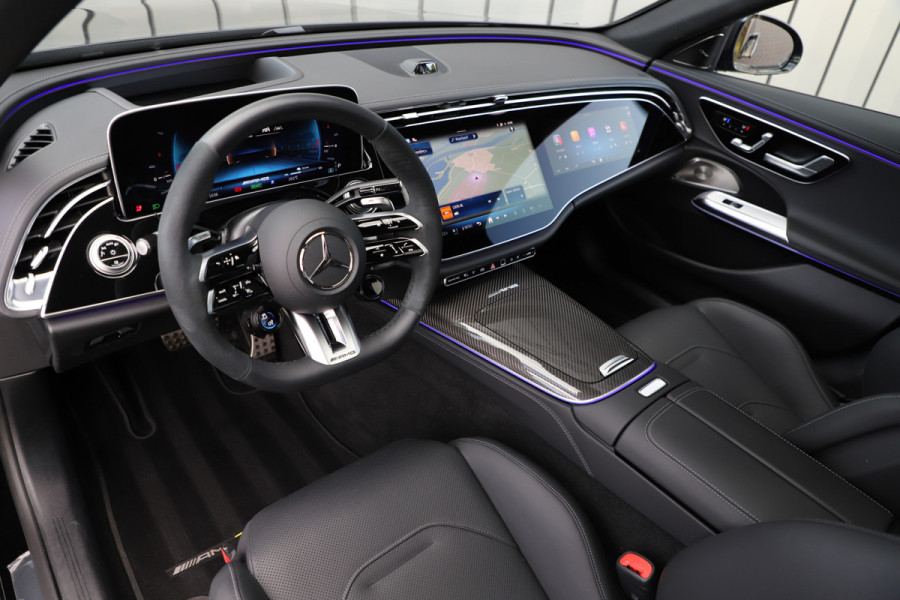 Mercedes-Benz E-Klasse Estate AMG 53 Hybrid 4-MATIC+ | 612PK | Luchtvering | Achterasbesturing | Head-up | Carbon | Burmester 4D | Keyles-go | Sfeerver