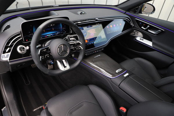 Mercedes-Benz E-Klasse Estate AMG 53 Hybrid 4-MATIC+ | 612PK | Luchtvering | Achterasbesturing | Head-up | Carbon | Burmester 4D | Keyles-go | Sfeerver