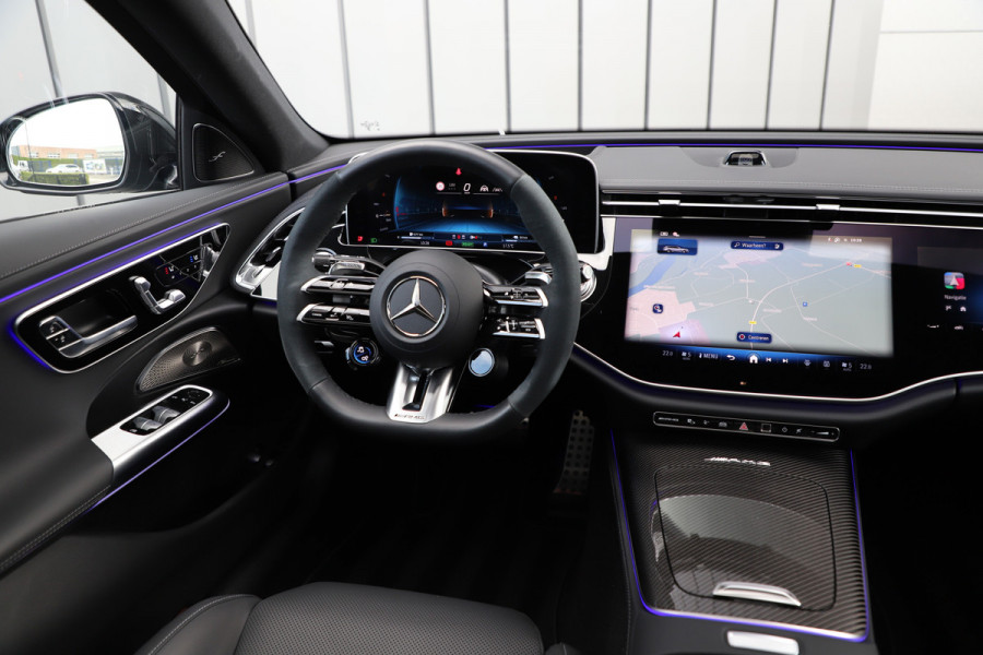 Mercedes-Benz E-Klasse Estate AMG 53 Hybrid 4-MATIC+ | 612PK | Luchtvering | Achterasbesturing | Head-up | Carbon | Burmester 4D | Keyles-go | Sfeerver