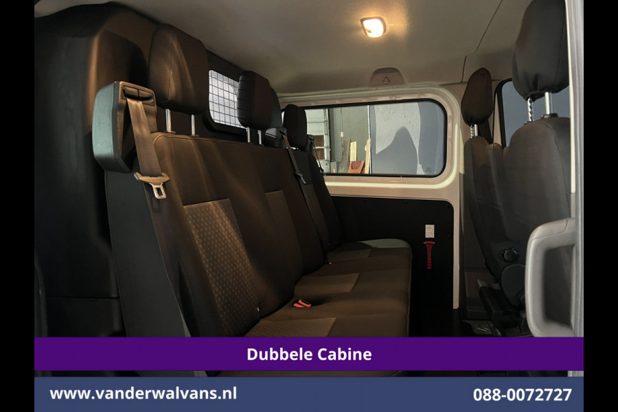 Ford Transit Custom 2.0 TDCI 131pk Automaat L2H1 Dubbele Cabine Euro6 Airco | 5-zits | Camera | Navigatie LED, Cruiscontrol, Stoelverwarming, Verwarmde Voorruit, Parkeersensoren