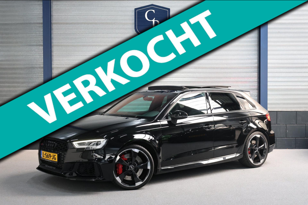 Audi RS3 Sportback 2.5 TFSI quattro MATRIX-LED/VIRTUAL/SCHUIFDAK/SFEER/LEDER+S.VERWARMING/LMV/CAM/ACC/ECC/12 MND GARANTIE! Audi RS3 Sportback 2.5 TFSI quattro MATRIX-LED/VIRTUAL/SCHUIFDAK/SFEER/LEDER+S.VERWARMING/LMV/CAM/ACC/ECC/12 MND GARANTIE!