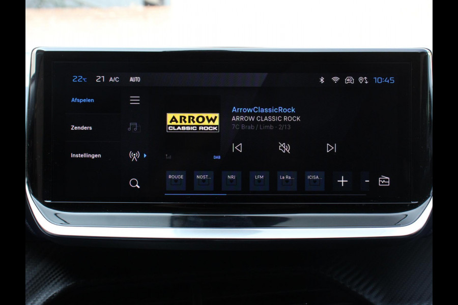 Peugeot 208 Hybrid 100 Automaat Allure Navigatie Apple Carplay/ Android Auto Camera Parkeersensoren Adaptive Cruise Control Stoelverwarming Ledverlichting Climate control
