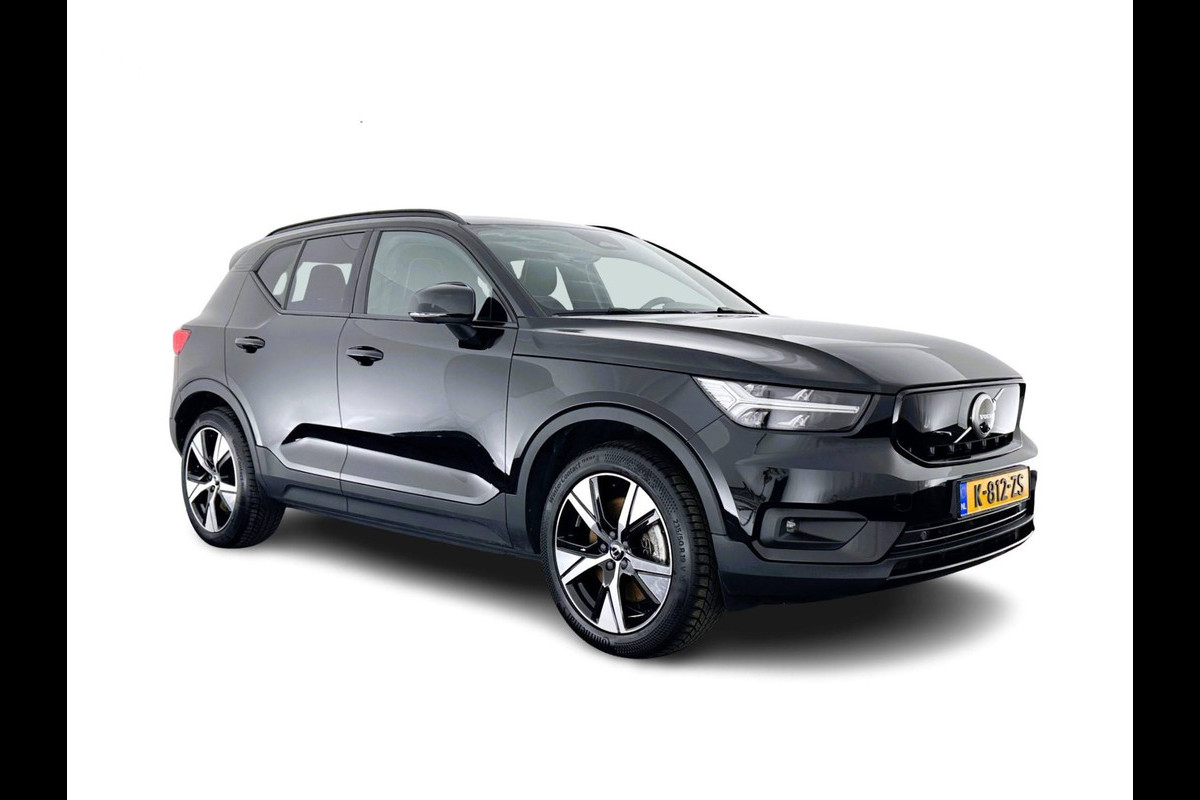 Volvo XC40 Recharge P8 AWD R-Design [ 3-Fase ] (INCL-BTW) *HEATPUMP | LEATHER-ALCANTARA | DIGI-COCKPIT | FULL-LED | PREMIUM-AUDIO | TOP-VIEW | CARPLAY | NAVI-FULLMAP | ECC | PDC | HEATED-SPORTSEATS | BLIS | PRIVACY-GLASS | 19''ALU *