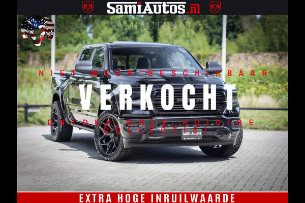 Dodge Ram 1500 GT EDITION | 5.7 V8 HEMI | VIRTUAL COCKPIT | HEAD-UP | ADAPTIVE CRUISE | 360 CAMERA | TRX PACK | Comfortabele Dubbele Cabine met Royale 5 Zitplaatsen | BPM vrij BPM vrij | Nu Leverbaar uit Voorraad | Voorraad Nr 2434
