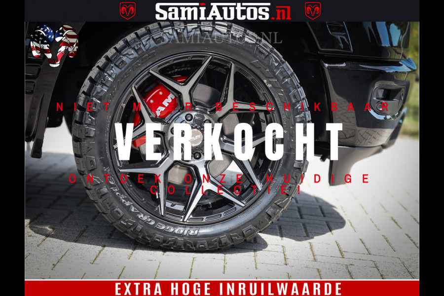 Dodge Ram 1500 GT EDITION | 5.7 V8 HEMI | VIRTUAL COCKPIT | HEAD-UP | ADAPTIVE CRUISE | 360 CAMERA | TRX PACK | Comfortabele Dubbele Cabine met Royale 5 Zitplaatsen | BPM vrij BPM vrij | Nu Leverbaar uit Voorraad | Voorraad Nr 2434
