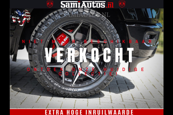 Dodge Ram 1500 GT EDITION | 5.7 V8 HEMI | VIRTUAL COCKPIT | HEAD-UP | ADAPTIVE CRUISE | 360 CAMERA | TRX PACK | Comfortabele Dubbele Cabine met Royale 5 Zitplaatsen | BPM vrij BPM vrij | Nu Leverbaar uit Voorraad | Voorraad Nr 2434