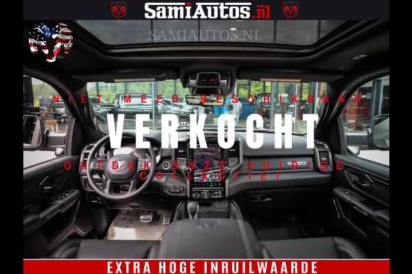 Dodge Ram 1500 GT EDITION | 5.7 V8 HEMI | VIRTUAL COCKPIT | HEAD-UP | ADAPTIVE CRUISE | 360 CAMERA | TRX PACK | Comfortabele Dubbele Cabine met Royale 5 Zitplaatsen | BPM vrij BPM vrij | Nu Leverbaar uit Voorraad | Voorraad Nr 2434
