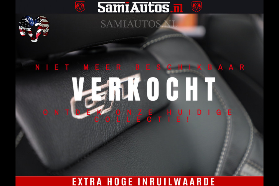 Dodge Ram 1500 GT EDITION | 5.7 V8 HEMI | VIRTUAL COCKPIT | HEAD-UP | ADAPTIVE CRUISE | 360 CAMERA | TRX PACK | Comfortabele Dubbele Cabine met Royale 5 Zitplaatsen | BPM vrij BPM vrij | Nu Leverbaar uit Voorraad | Voorraad Nr 2434