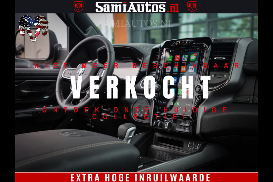 Dodge Ram 1500 GT EDITION | 5.7 V8 HEMI | VIRTUAL COCKPIT | HEAD-UP | ADAPTIVE CRUISE | 360 CAMERA | TRX PACK | Comfortabele Dubbele Cabine met Royale 5 Zitplaatsen | BPM vrij BPM vrij | Nu Leverbaar uit Voorraad | Voorraad Nr 2434