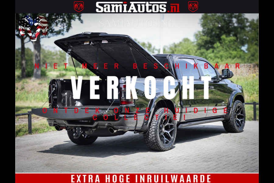 Dodge Ram 1500 GT EDITION | 5.7 V8 HEMI | VIRTUAL COCKPIT | HEAD-UP | ADAPTIVE CRUISE | 360 CAMERA | TRX PACK | Comfortabele Dubbele Cabine met Royale 5 Zitplaatsen | BPM vrij BPM vrij | Nu Leverbaar uit Voorraad | Voorraad Nr 2434