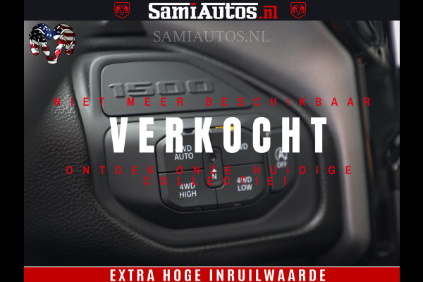 Dodge Ram 1500 GT EDITION | 5.7 V8 HEMI | VIRTUAL COCKPIT | HEAD-UP | ADAPTIVE CRUISE | 360 CAMERA | TRX PACK | Comfortabele Dubbele Cabine met Royale 5 Zitplaatsen | BPM vrij BPM vrij | Nu Leverbaar uit Voorraad | Voorraad Nr 2434