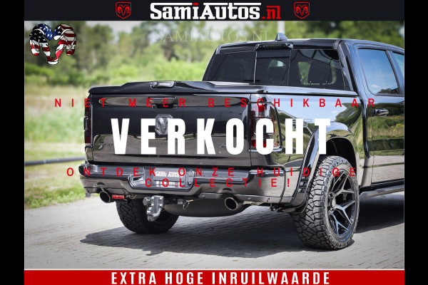 Dodge Ram 1500 GT EDITION | 5.7 V8 HEMI | VIRTUAL COCKPIT | HEAD-UP | ADAPTIVE CRUISE | 360 CAMERA | TRX PACK | Comfortabele Dubbele Cabine met Royale 5 Zitplaatsen | BPM vrij BPM vrij | Nu Leverbaar uit Voorraad | Voorraad Nr 2434