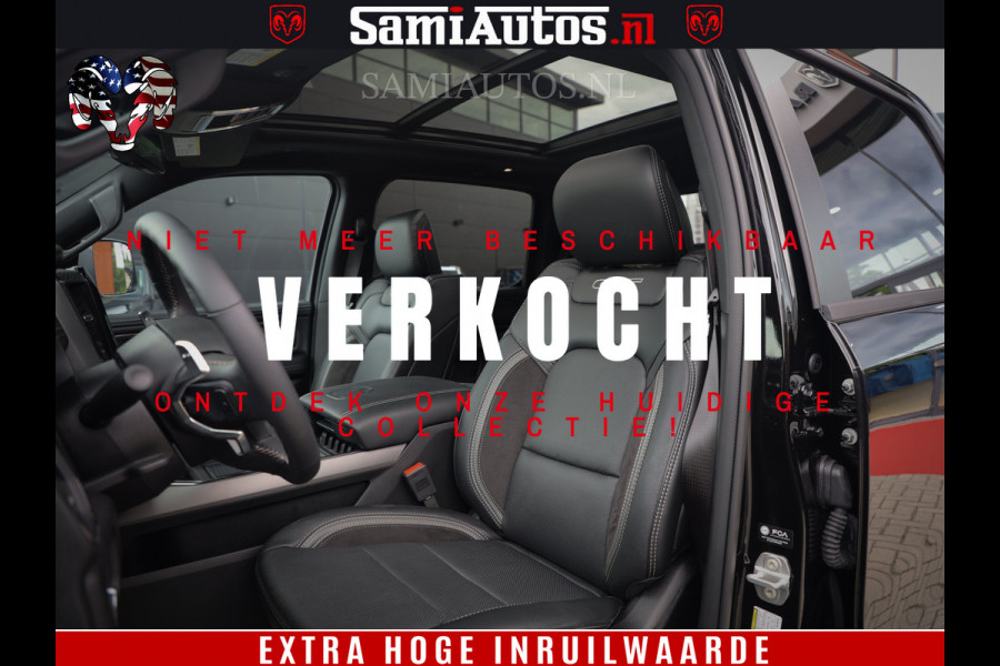 Dodge Ram 1500 GT EDITION | 5.7 V8 HEMI | VIRTUAL COCKPIT | HEAD-UP | ADAPTIVE CRUISE | 360 CAMERA | TRX PACK | Comfortabele Dubbele Cabine met Royale 5 Zitplaatsen | BPM vrij BPM vrij | Nu Leverbaar uit Voorraad | Voorraad Nr 2434