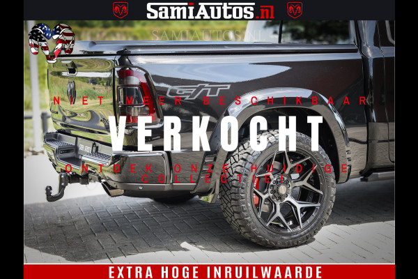 Dodge Ram 1500 GT EDITION | 5.7 V8 HEMI | VIRTUAL COCKPIT | HEAD-UP | ADAPTIVE CRUISE | 360 CAMERA | TRX PACK | Comfortabele Dubbele Cabine met Royale 5 Zitplaatsen | BPM vrij BPM vrij | Nu Leverbaar uit Voorraad | Voorraad Nr 2434