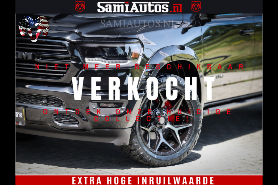 Dodge Ram 1500 GT EDITION | 5.7 V8 HEMI | VIRTUAL COCKPIT | HEAD-UP | ADAPTIVE CRUISE | 360 CAMERA | TRX PACK | Comfortabele Dubbele Cabine met Royale 5 Zitplaatsen | BPM vrij BPM vrij | Nu Leverbaar uit Voorraad | Voorraad Nr 2434