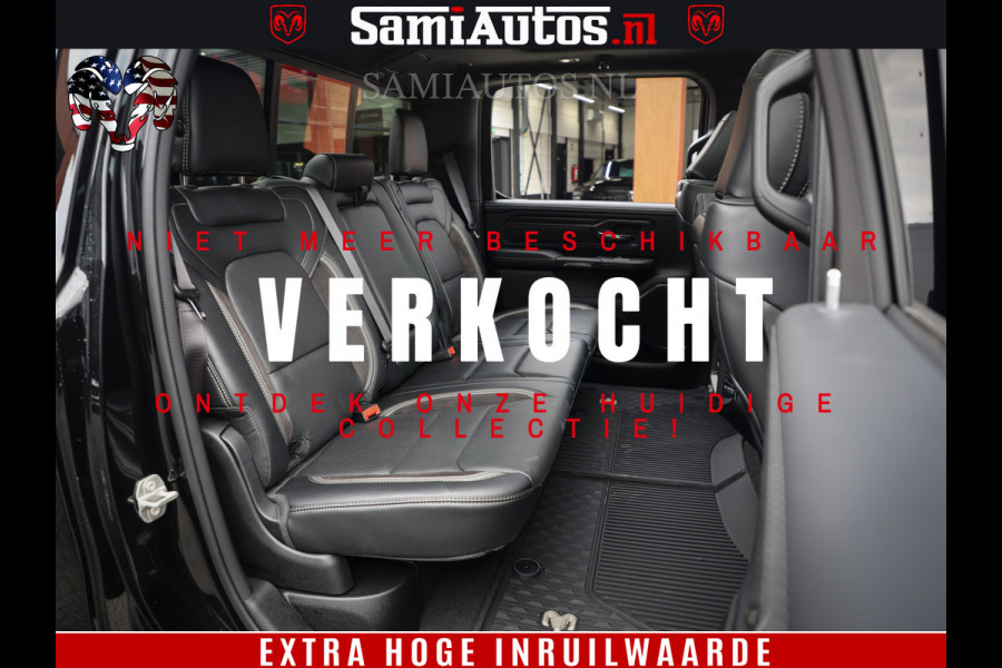 Dodge Ram 1500 GT EDITION | 5.7 V8 HEMI | VIRTUAL COCKPIT | HEAD-UP | ADAPTIVE CRUISE | 360 CAMERA | TRX PACK | Comfortabele Dubbele Cabine met Royale 5 Zitplaatsen | BPM vrij BPM vrij | Nu Leverbaar uit Voorraad | Voorraad Nr 2434